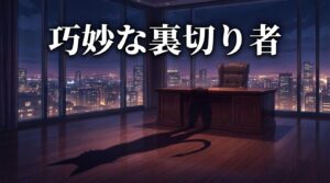 高級感のあるオフィスに佇む、知性的だが陰のあるピグミーリンクスのポートレート