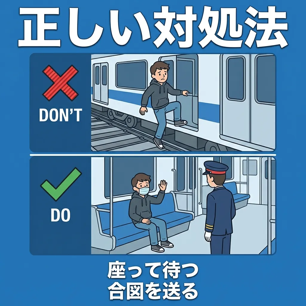 アトラクション停止時の正しい対処法