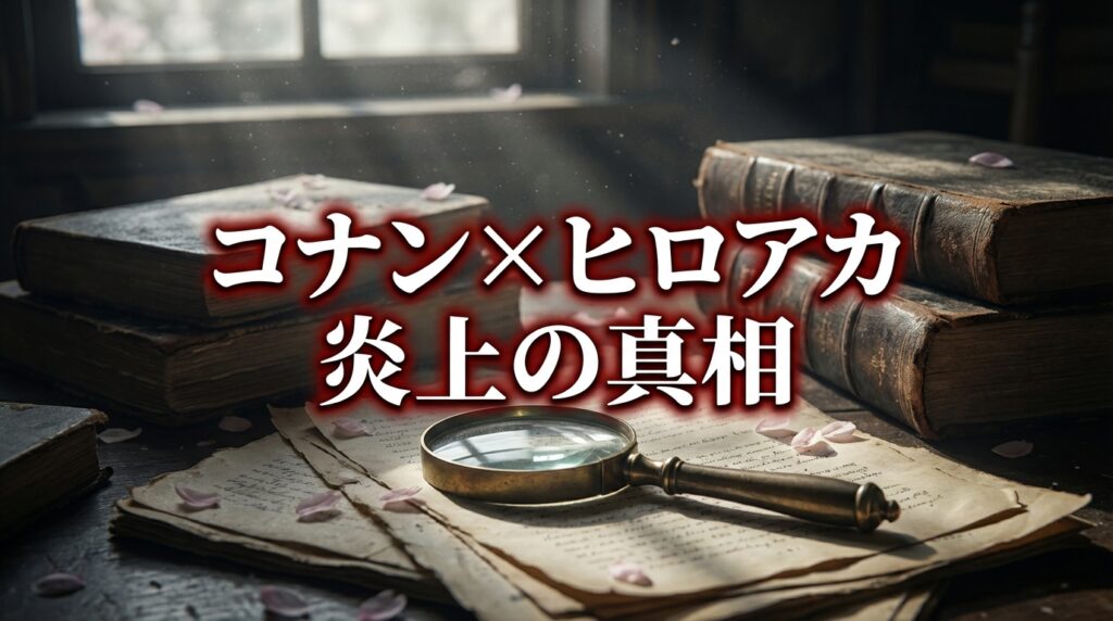文書を調査する虫眼鏡と歴史書のイメージ
