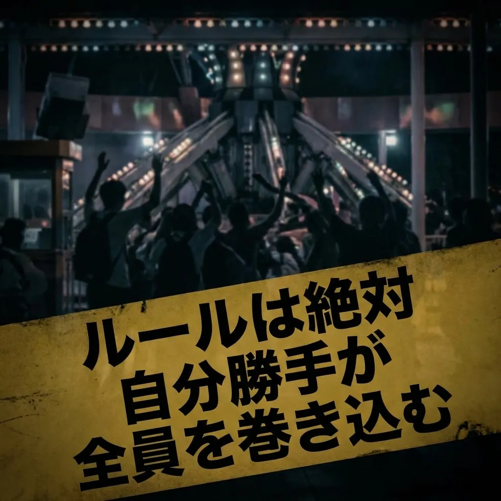 ルール遵守を訴えるイメージ