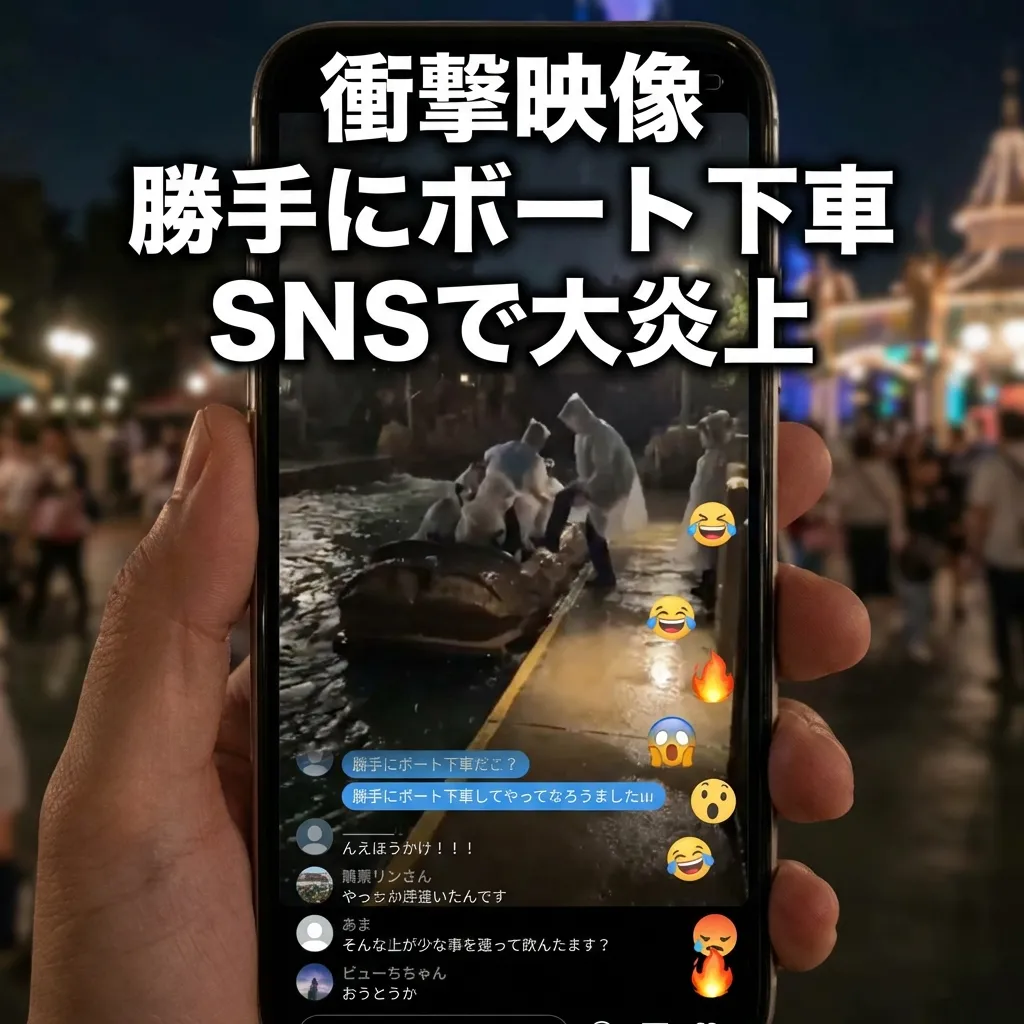 SNSで拡散された動画のイメージ