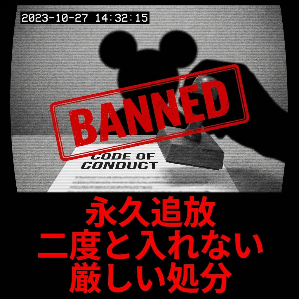 ディズニーの出禁イメージ